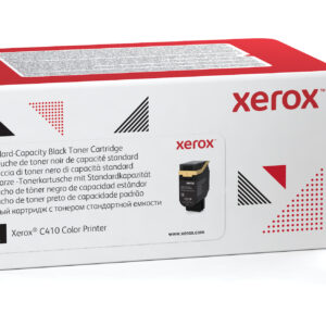 Xerox Genuine ® C410 Color Printer​/​VersaLink® C415 Color Multifunction Printer Black Standard capacity Toner Cartridge (2400 Pages) - 006R04677